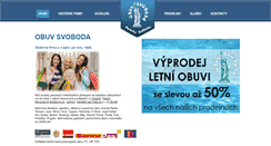 Desktop Screenshot of obuv-svoboda.cz